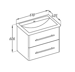  Мебель для ванной Арабеско 60 – фотография-6